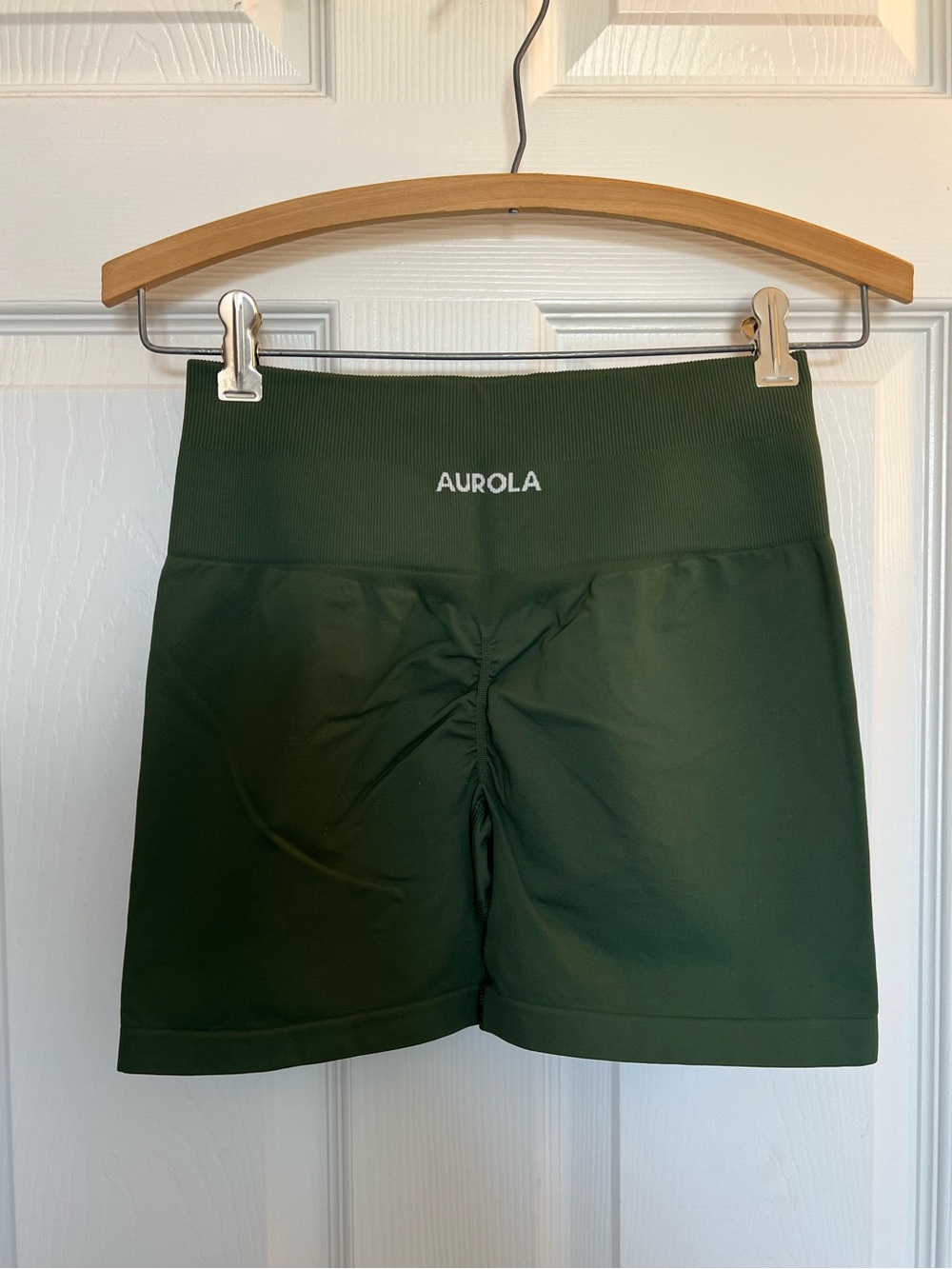 Aurola Green Workout Shorts